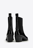 Women's cowboy patent leather boots, black, 97-D-510-1L-35, Photo 4