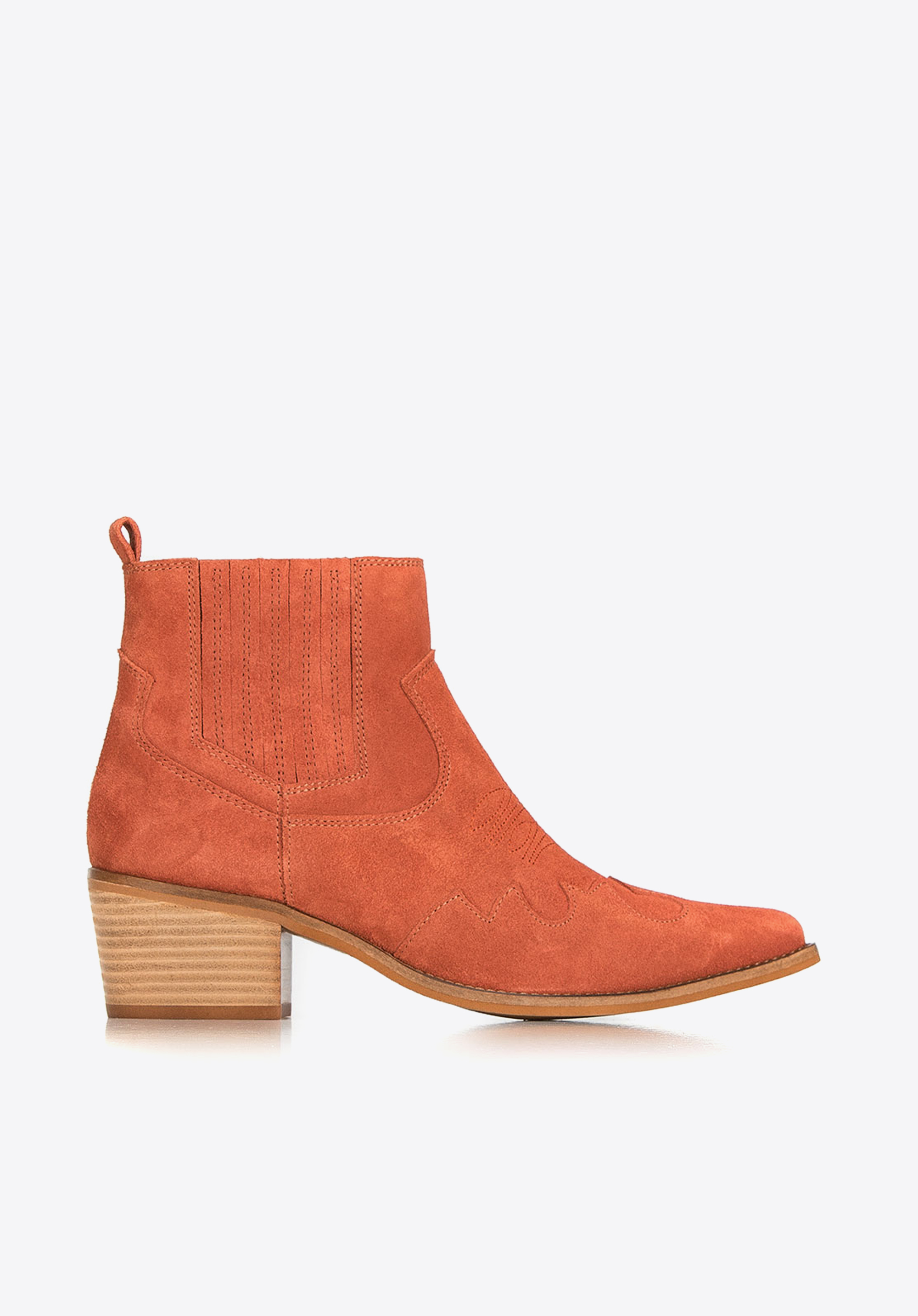 Women's shoes, brick red, 90-D-050-6-39, Photo 1