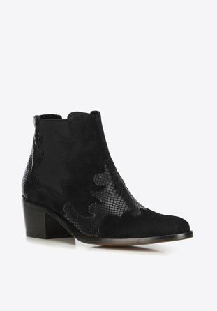 Women's ankle boots, black, 91-D-052-1-36, Photo 1