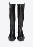 Leather lug sole boots, black, 95-D-511-9-40, Photo 3