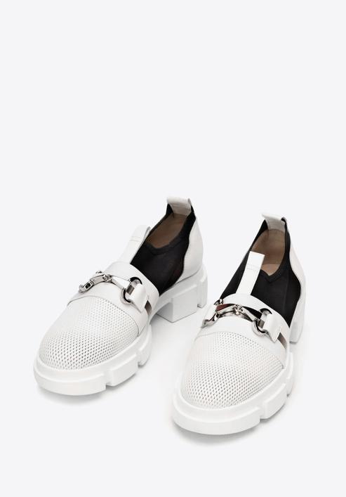 Shoes, white-black, 92-D-136-0-38_5, Photo 2