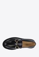 Women's lug sole bit loafers, black, 96-D-111-1-39, Photo 5