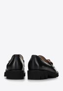 Women's lug sole bit loafers, black, 98-D-103-1-39_5, Photo 4