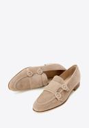 Women's suede moccasins, beige, 92-D-125-9-36, Photo 3