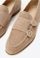 Women's suede moccasins, beige, 92-D-125-9-36, Photo 8