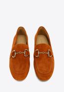 Women's suede bit loafers, brown, 96-D-955-5-37, Photo 2