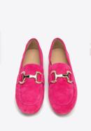 Women's suede penny loafers, pink, 98-D-953-Y-41, Photo 3