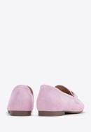 Women's suede penny loafers, light violet, 98-D-953-1-35, Photo 4