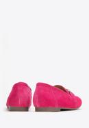 Women's suede penny loafers, pink, 98-D-953-1-37, Photo 4