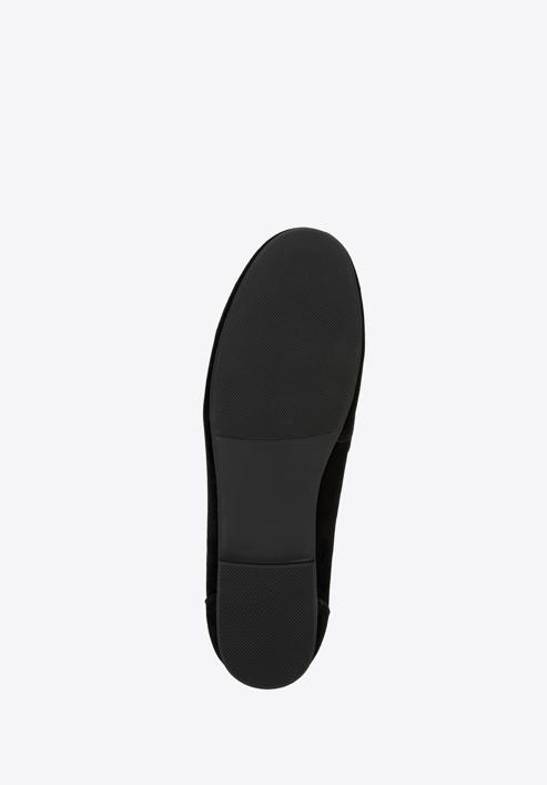 Women's suede penny loafers, black, 98-D-953-Z-36, Photo 6