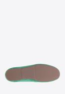 Women's suede penny loafers, green, 98-D-953-Y-35, Photo 6
