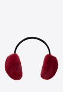 Women's  earmuffs, dar red, 95-HF-018-P, Photo 1