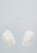 Women's earmuffs, ecru, 97-HF-018-1, Photo 1