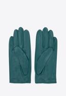 Women's leather driving gloves, turquoise, 46-6A-003-Z-L, Photo 2
