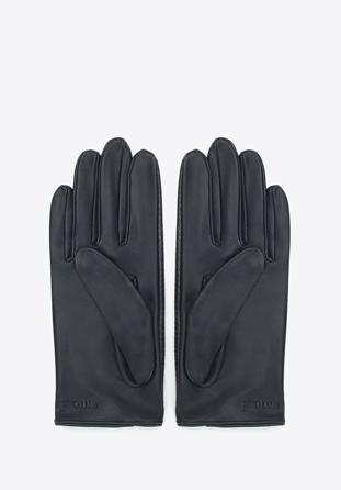 Women's animal effect leather driving gloves, black, 46-6A-003-1-L, Photo 1