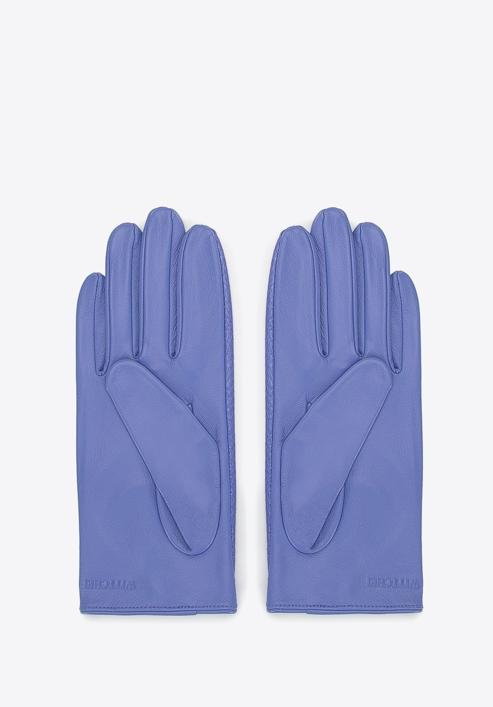 Women's animal effect leather driving gloves, violet, 46-6A-003-1-M, Photo 2