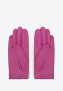 Damskie rękawiczki samochodowe ze skóry lizard, różowy, 46-6A-003-2-M, Zdjęcie 2