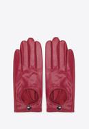Women's animal effect leather driving gloves, red, 46-6A-003-1-M, Photo 3