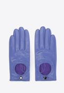Women's animal effect leather driving gloves, violet, 46-6A-003-P-L, Photo 3