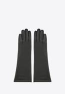 Damskie rękawiczki skórzane długie, czarny, 45-6L-233-1-M, Zdjęcie 3