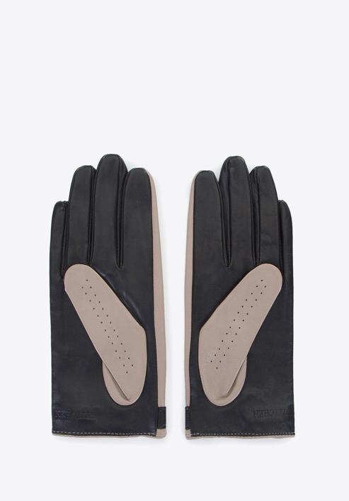Gloves, beige-black, 46-6-310-3-M, Photo 2