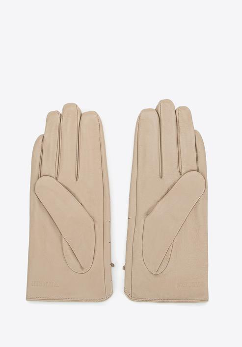 Women's gloves, light beige, 45-6-519-A-S, Photo 2
