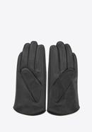Damskie rękawiczki skórzane dziurkowane, czarny, 45-6-522-2T-S, Zdjęcie 2