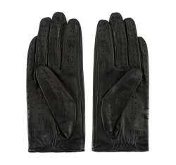 Damskie rękawiczki skórzane samochodowe, czarny, 46-6L-292-1-X, Zdjęcie 1