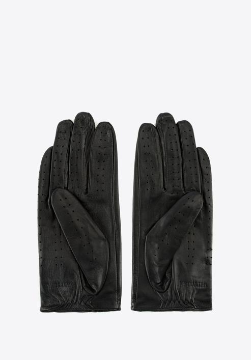 Damskie rękawiczki skórzane samochodowe, czarny, 46-6L-292-2T-M, Zdjęcie 2