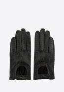 Damskie rękawiczki skórzane samochodowe, czarny, 46-6L-292-2T-M, Zdjęcie 3
