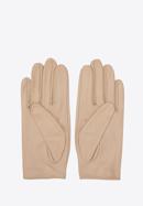 Women's leather driving gloves, beige, 46-6A-002-0-L, Photo 2