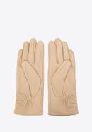 Women's leather gloves, beige, 44-6A-006-6A-XS, Photo 2