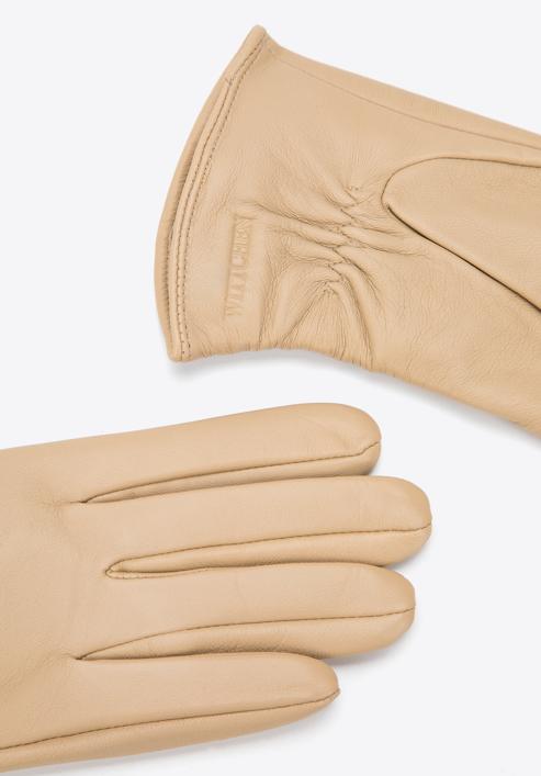 Women's leather gloves, beige, 44-6A-006-6A-XL, Photo 4