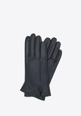 Women's leather gloves, black, 39-6A-007-1-M, Photo 1