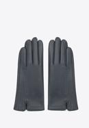 Women's leather gloves, dark grey, 39-6A-007-8-M, Photo 3
