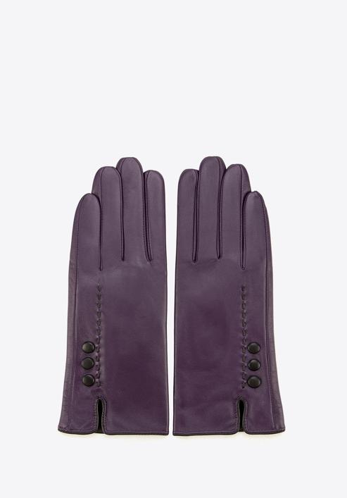 Women's gloves, violet-black, 39-6-913-F-L, Photo 3