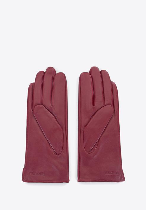 Gloves, burgundy, 39-6-641-33-V, Photo 2