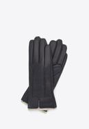 Women's gloves, dark brown, 44-6-511-1-L, Photo 1