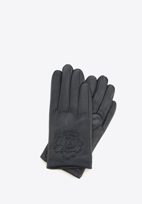 Women's gloves, navy blue, 45-6-523-1-S, Photo 1