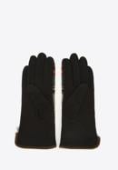 Damskie rękawiczki w kratę do smartfona, czerwono-beżowy, 47-6-570-1-U, Zdjęcie 2