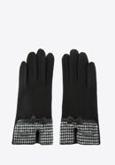 Women's gloves, black, 47-6-103-1-U, Photo 3