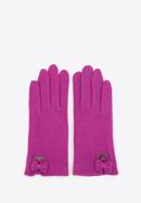 Damskie rękawiczki wełniane do smartfona, purpurowy, 47-6-X92-P-U, Zdjęcie 3