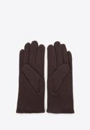 Damskie rękawiczki wełniane z kokardką, brązowy, 47-6-X91-2-U, Zdjęcie 2