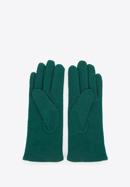 Damskie rękawiczki wełniane z kokardką, zielony, 47-6-X91-2-U, Zdjęcie 2