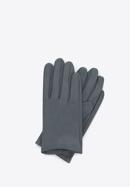 Women's smooth leather gloves, graphite, 46-6-309-A-X, Photo 1