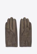 Women's smooth leather gloves, dark brown, 46-6-309-A-X, Photo 2