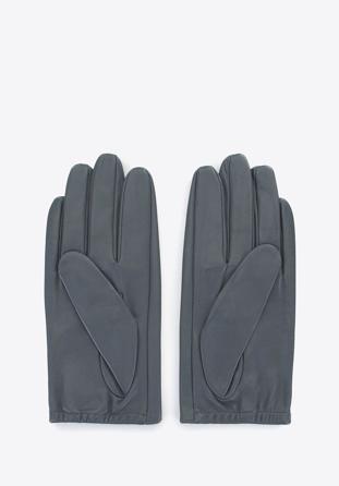 Damskie rękawiczki z gładkiej skóry, grafitowy, 46-6-309-S-M, Zdjęcie 1