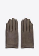Women's smooth leather gloves, dark brown, 46-6-309-S-L, Photo 3