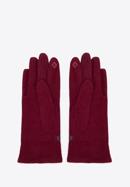 Damskie rękawiczki z kokardką, -, 47-6A-002-22-U, Zdjęcie 2