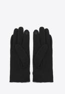 Damskie rękawiczki z wycięciem i dużą kokardą, czarny, 47-6-201-1-XS, Zdjęcie 3